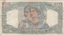 France 1000 Francs  Minerva - 03-10-1946 - Serial S.339
