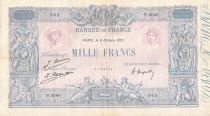 France 1000 Francs Blue on lilac - 06-10-1925 - Serial P.2048 - VF