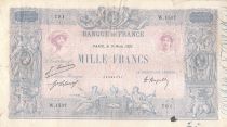 France 1000 Francs Blue on lilac - 09-03-1921 - Serial W.1537 -  F