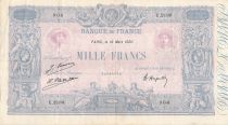France 1000 Francs Blue on lilac - 16-03-1926 - Serial U.2180 - VF