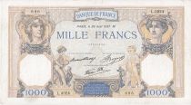 France 1000 Francs Ceres and Mercury -  26/08/1937 Serial D3024