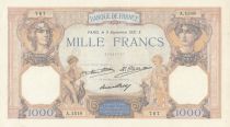France 1000 Francs Ceres and Mercury - 03-09-1931 Serial A.1518 - P.79 - XF+