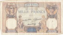 France 1000 Francs Ceres and Mercury - 11-06-1931 - Serial O.1421