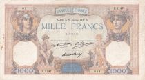 France 1000 Francs Ceres and Mercury - 12-02-1931 - Serial Z.1147