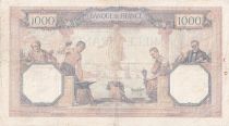 France 1000 Francs Ceres and Mercury - 12-02-1931 - Serial Z.1147