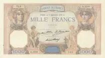 France 1000 Francs Ceres and Mercury - 12-03-1931 - A.1518