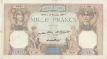 France 1000 Francs Ceres and Mercury - 12-11-1931 - Serial F.1611