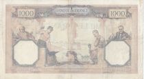 France 1000 Francs Ceres and Mercury - 12-11-1931 - Serial F.1611