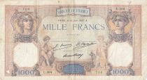 France 1000 Francs Ceres and Mercury - 14-06-1927 - Série U.304