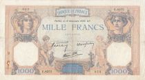 France 1000 Francs Ceres and Mercury - 16-11-1939 - Serial E.8375