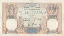 France 1000 Francs Ceres and Mercury - 16-11-1939 - Serial E.8375