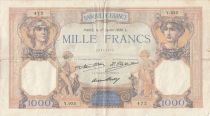 France 1000 Francs Ceres and Mercury - 17-07-1930 - Serial Y.935