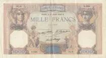 France 1000 Francs Ceres and Mercury - 17-07-1930- Serial S.938