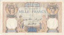 France 1000 Francs Ceres and Mercury - 19-11-1936 - Serial M.2671