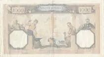 France 1000 Francs Ceres and Mercury - 20-10-1938 - Serial V.4287