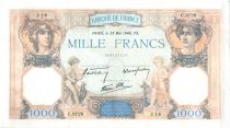 France 1000 Francs Ceres and Mercury - 23-05-1940 Serial C.9726-218