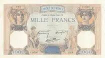 France 1000 Francs Ceres and Mercury - 23-05-1940 Serial C.9726-220