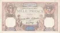 France 1000 Francs Ceres and Mercury - 27-11-1930 - Serial B.1070