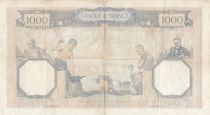 France 1000 Francs Ceres and Mercury - 29-04-1937 - Serial H.2828