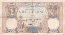 France 1000 Francs Ceres and Mercury - 29-10-1931 - Serial D.1594