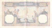 France 1000 Francs Ceres and Mercury - 29-12-1932 Serial T.2271 - VF+