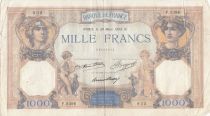 France 1000 Francs Ceres and Mercury - 30-03-1933 - Serial F.2396