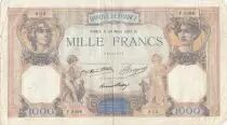 France 1000 Francs Ceres and Mercury - 30-03-1933 - Serial F.2396