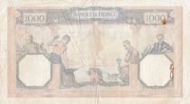 France 1000 Francs Ceres and Mercury - 30-05-1940 - Serial M.9771