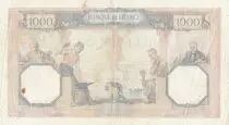 France 1000 Francs Ceres and Mercury - 30-05-1940 - Serial Q.9787