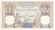 France 1000 Francs Ceres and Mercury - 30-06-1938 - Serial H.3480