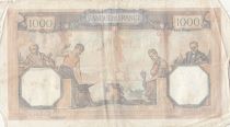 France 1000 Francs Cérès et Mercure - 02-02-1939 - Série L.6391