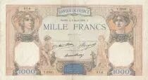 France 1000 Francs Cérès et Mercure - 06-08-1936 - Série Y.2541