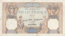 France 1000 Francs Cérès et Mercure - 12-11-1931 - Série F.1611