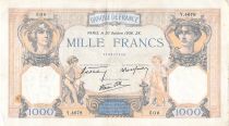 France 1000 Francs Cérès et Mercure - 20-10-1938 Série Y.4678 - PTTB