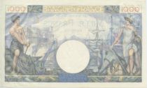 France 1000 Francs Commerce and Industry - 1944