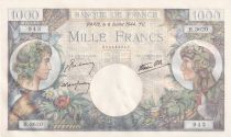 France 1000 Francs Commerce et Industrie - 06-07-1944 - Série H.3620