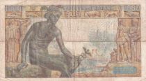 France 1000 Francs Déesse Déméter - 07-01-1943 - Série V.2513