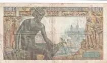 France 1000 Francs Goddess Demeter  - 08-07-1943 - Serial X.6777