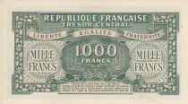 France 1000 Francs Marian - 1945 Letter A - Serial 06 A 446020