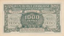 France 1000 Francs Marian - Central Treasury 1945 - Serial 72A