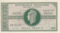 France 1000 Francs Marianne - 1945 Letter E- Serial 24 E -  XF+