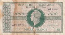 France 1000 Francs Marianne - 1945 Letter E- Serial 34 E - F - P.107
