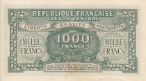 France 1000 Francs Marianne - 1945 Letter E- Serial 89 E -  XF