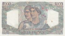 France 1000 Francs Minerva and Hercules - 01-09-1949 - Serial C.584