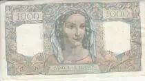 France 1000 Francs Minerva and Hercules - 05-05-1948 - Serial J.403