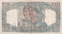 France 1000 Francs Minerva and Hercules - 07-04-1949 - Serial W.556 - F.41.26