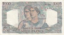 France 1000 Francs Minerva and Hercules - 11-03-1948 - Serial B.392
