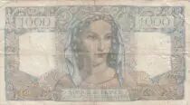 France 1000 Francs Minerva and Hercules - 11-03-1948 - Serial J.387