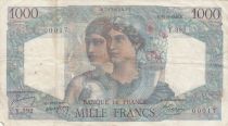 France 1000 Francs Minerva and Hercules - 11-03-1948 - Serial Y.392