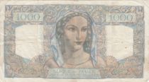 France 1000 Francs Minerva and Hercules - 11-03-1948 - Serial Y.392